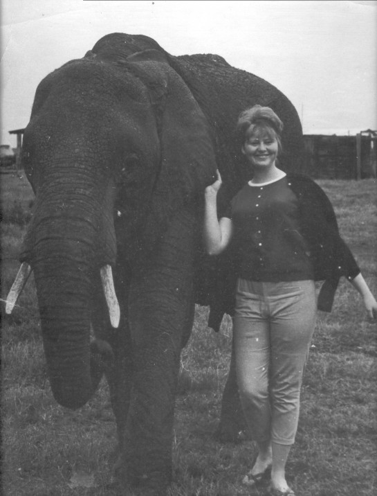 My Mom, in Africa where she was born and raised.